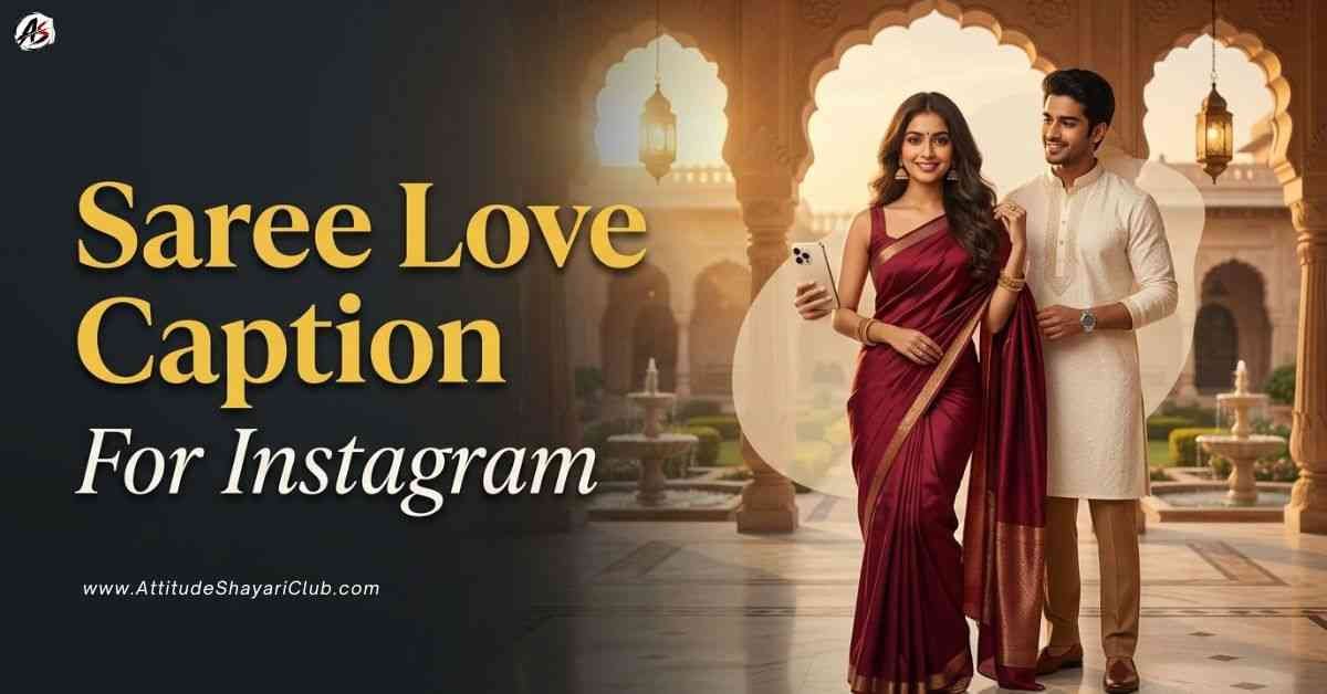 Saree Love Caption For Instagram​
