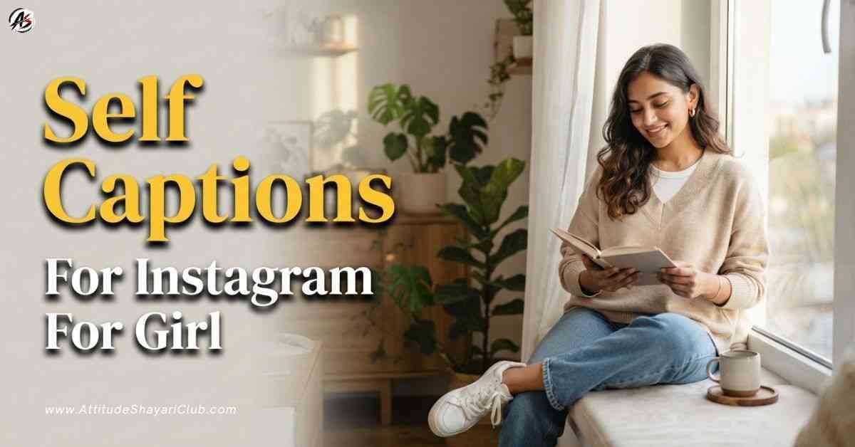 Self Captions For Instagram For Girl​