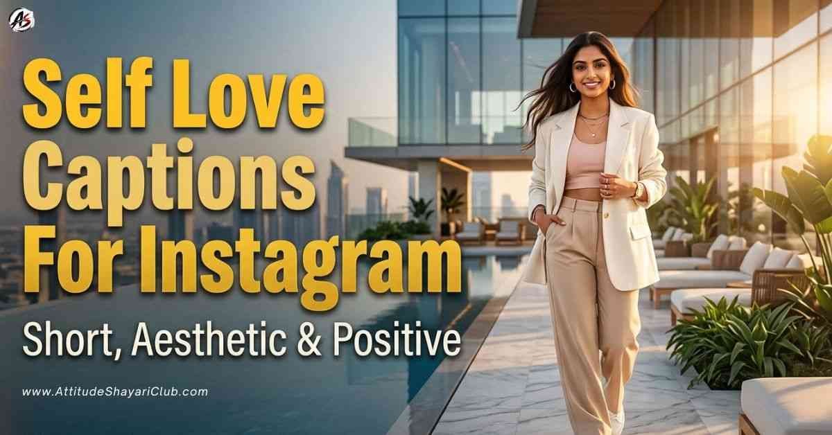 Self Love Captions For Instagram | Short, Aesthetic & Positive
