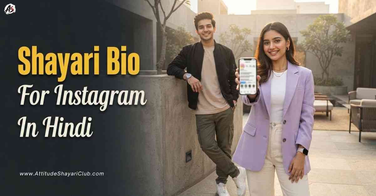 Shayari Bio For Instagram In Hindi​