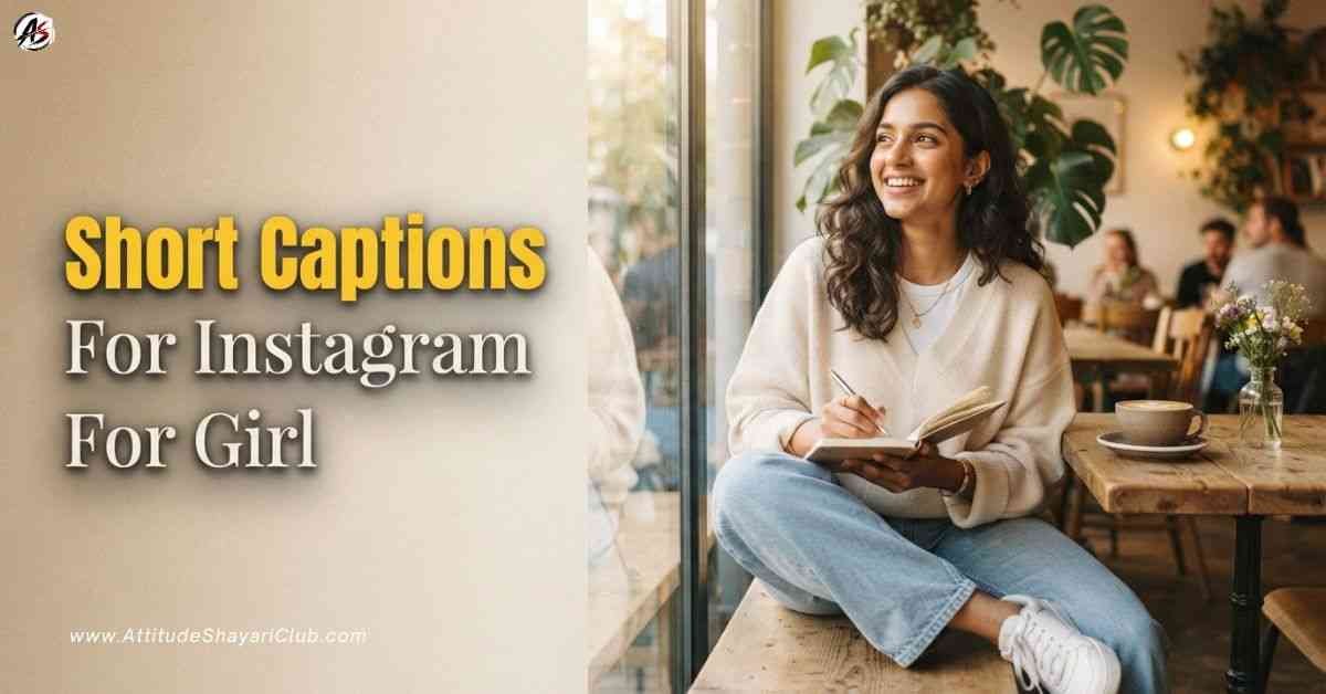 Short Captions For Instagram For Girl​