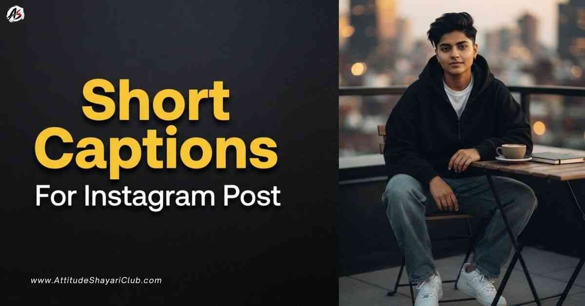 Short Captions For Instagram Post​