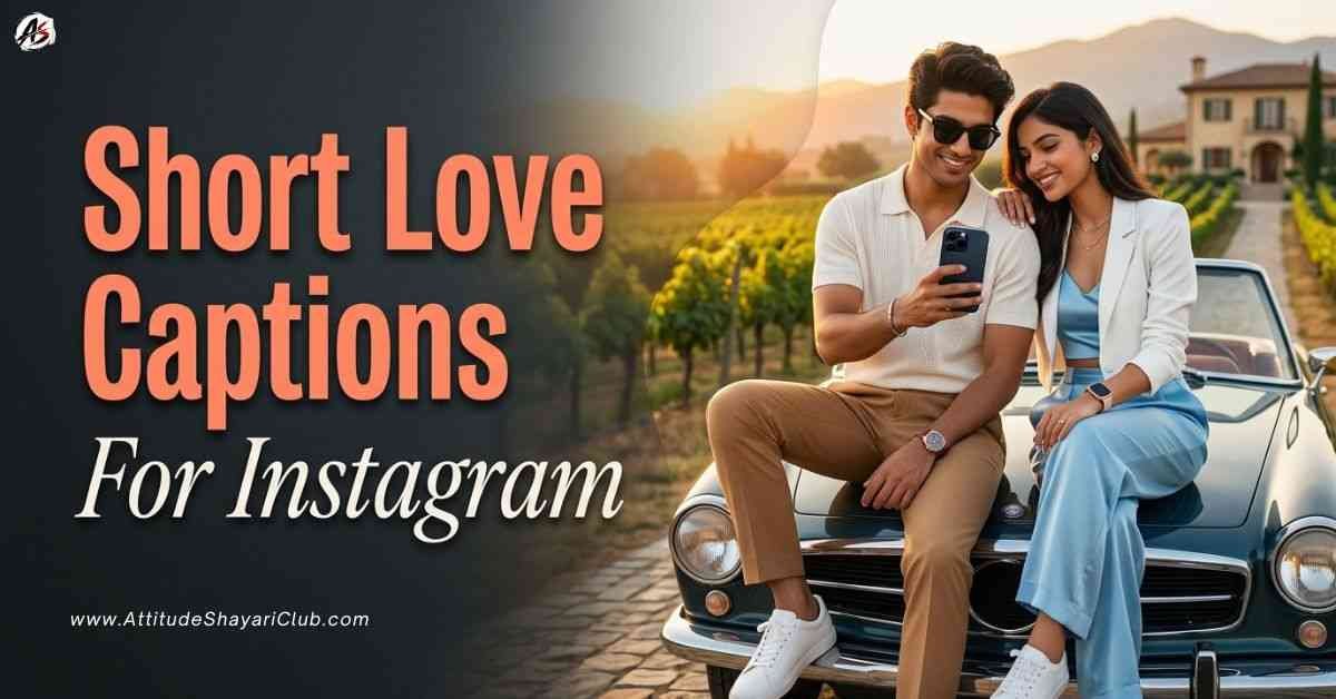 Short Love Captions For Instagram​