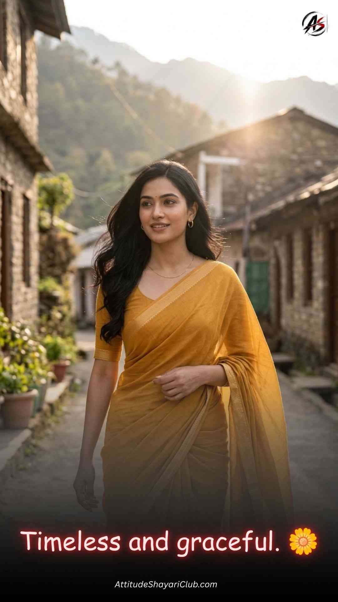 Short Saree Captions For Instagram_New