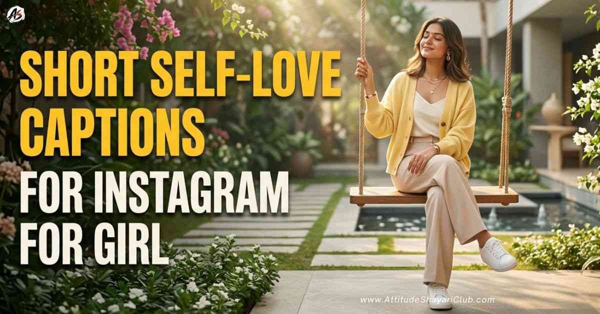 Short Self-Love Captions For Instagram For Girl​