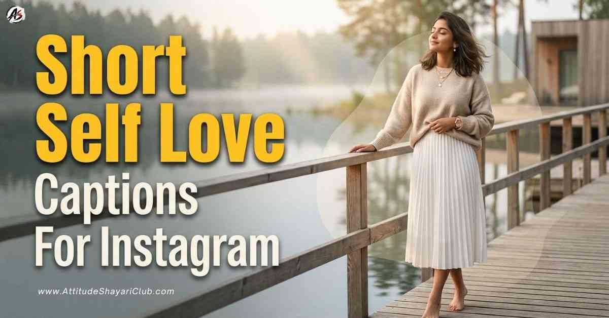 Short Self Love Captions For Instagram