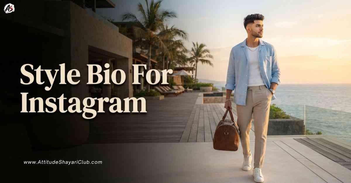 Style Bio For Instagram​