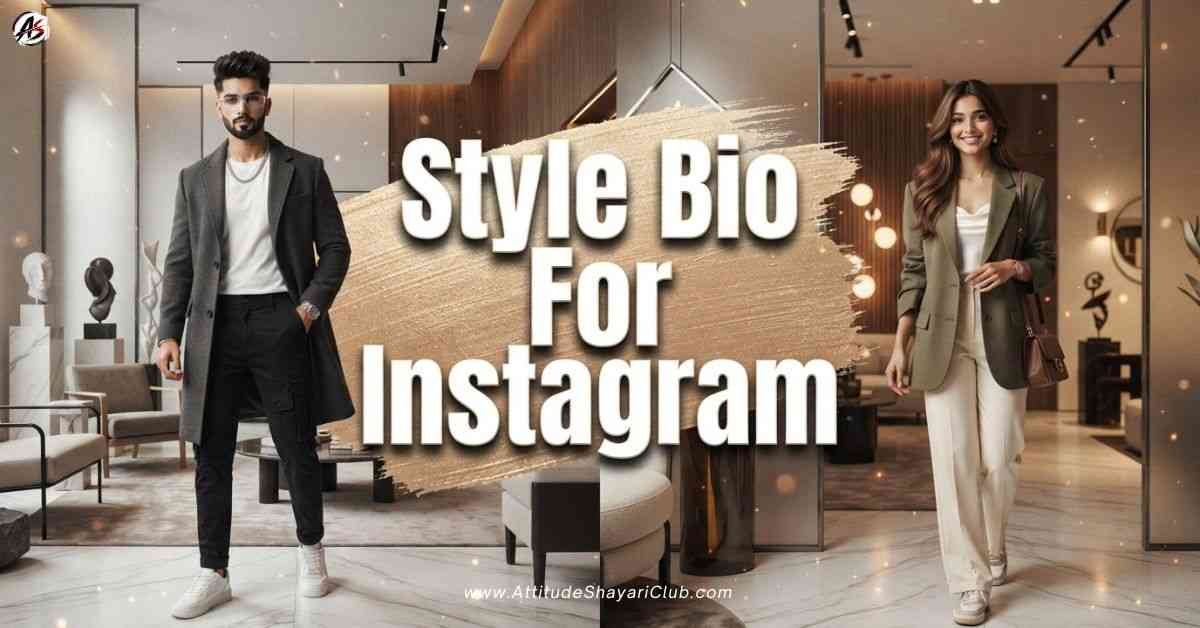 Style Bio For Instagram​