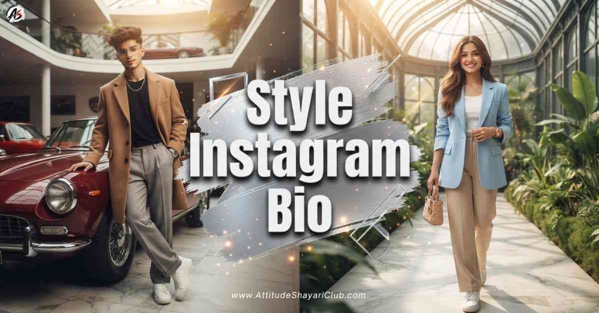 Style Instagram Bio​