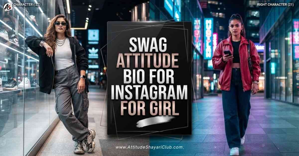 Swag Attitude Bio For Instagram For Girl​